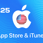 بطاقة ايتونز 25 دولار – المتجر الأمريكي