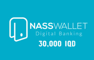 شحن محفظة ناس واليت - NassWallet 30,000 IQD