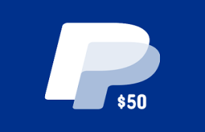 رصيد 50$ PayPal