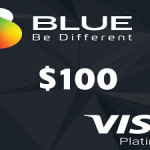 تعبئة رصيد فيزا بلو 100$