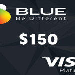 تعبئة رصيد فيزا بلو 150$