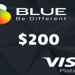 تعبئة رصيد فيزا بلو 200$