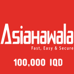 شحن محفظة اسيا حوالة 100000