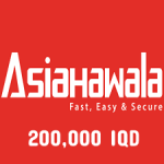 شحن محفظة اسيا حوالة 200000