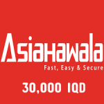 شحن محفظة اسيا حوالة 30000