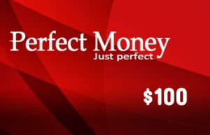 شحن رصيد بيرفكت موني 100$ - Perfect Money