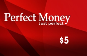 شحن رصيد بيرفكت موني 5$ - Perfect Money