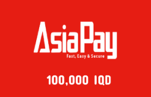 شحن محفظة اسيابي - AsiaPay 100,000 IQD