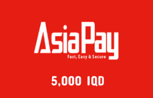 شحن محفظة اسيابي - AsiaPay 5,000 IQD