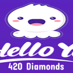 بطاقة هلو يو 420 ماسة