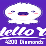 بطاقة هلو يو 4200 ماسة