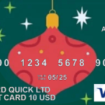 بطاقة فيزا كارد هدية فئة 10$