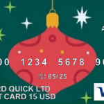 بطاقة فيزا كارد هدية فئة 15$