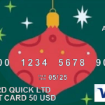 بطاقة فيزا كارد هدية فئة 50$